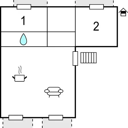 2 Bedroom Gorgeous Apartment In San Costanzo Apartamento